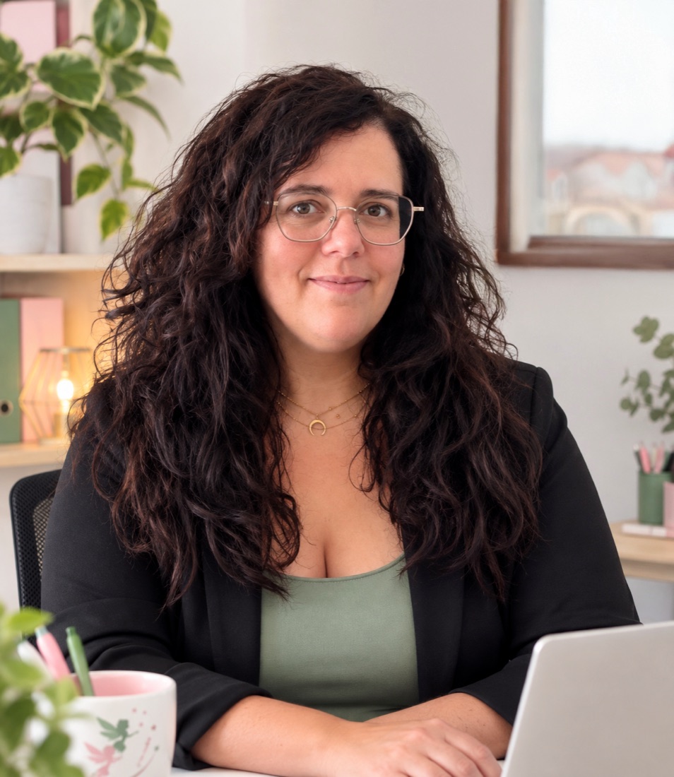 Julie Meignen, votre gestionnaire administrative, à son bureau